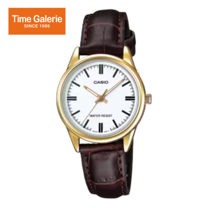 Casio General LTP-V005GL-7AUDF Leather Strap Women Watch