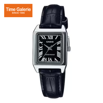 Casio General LTP-V007L-1B Black Leather Band Women Watch Casio General LTP-V007L-1B Black Leather Band Women Watch