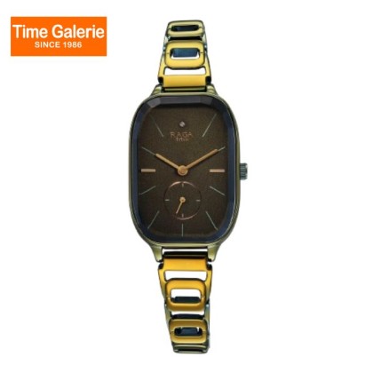 Titan Raga Chic 2687QM01 Green Dial Metal Strap Quartz Women's Watch 