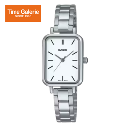 Casio General LTP-V009D-7E Silver Stainless Steel Band Women Watch