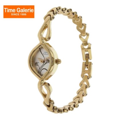 Titan Raga Flora 2455YM01 Silver Dial Metal Strap Quartz Women's Watch Titan Raga Flora 2455YM01 Silver Dial Metal Strap Quartz Women's Watch
