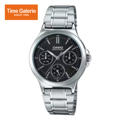 Casio General LTP-V300D-1A Silver Stainless Steel Band Women Watch Casio General LTP-V300D-1A Silver Stainless Steel Band Women Watch