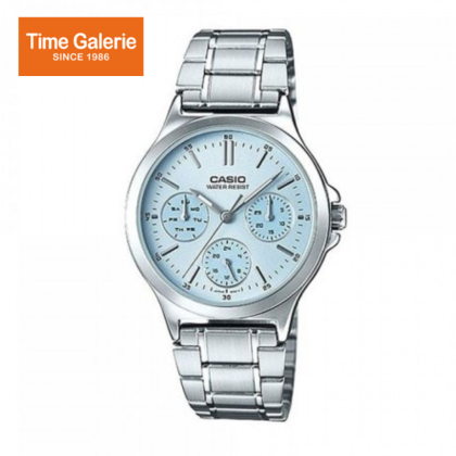 Casio General LTP-V300D-2A Silver Stainless Steel Band Women Watch Casio General LTP-V300D-2A Silver Stainless Steel Band Women Watch