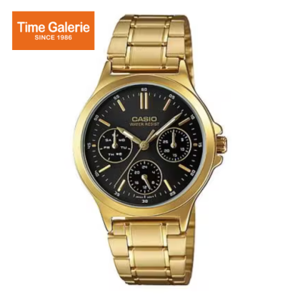 Casio General LTP-V300G-1AUDF Analog Black Dial Date Women Watch Casio General LTP-V300G-1AUDF Analog Black Dial Date Women Watch