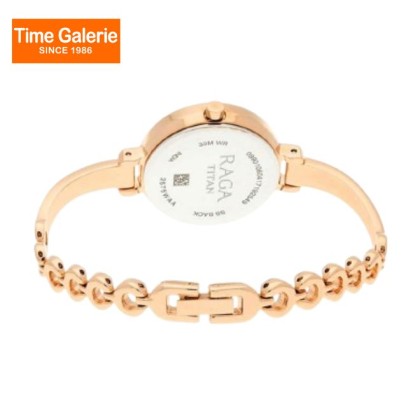 Titan Raga NS2575WM01 Viva Rose Gold Dial Metal Strap Quartz Women's Watch Titan Raga NS2575WM01 Viva Rose Gold Dial Metal Strap Quartz Women's Watch