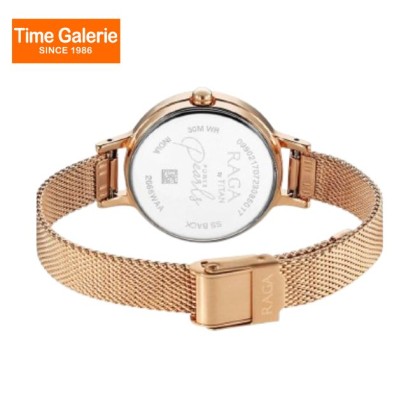 Titan Raga Power Pearls 2666WM01 Mother of Pearl Dial Metal Strap Quartz Women's Watch 
