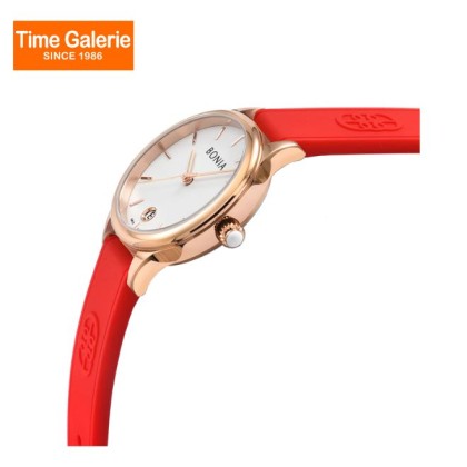 Bonia Elegance BNB10838-2562 Red Silicone Strap Women Watch Bonia Elegance BNB10838-2562 Red Silicone Strap Women Watch