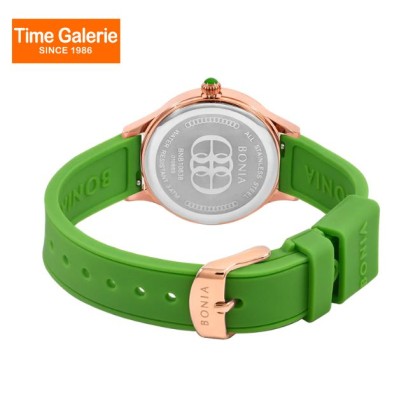 Bonia Elegance BNB10838-2592 Green Silicone Strap Women Watch Bonia Elegance BNB10838-2592 Green Silicone Strap Women Watch