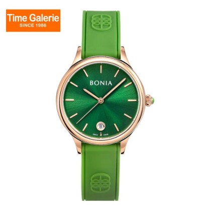 Bonia Elegance BNB10838-2592 Green Silicone Strap Women Watch Bonia Elegance BNB10838-2592 Green Silicone Strap Women Watch