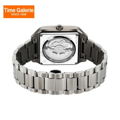 Titan Shaped Automatics 90162QM01 Black Dial Metal Strap Men's Watch 