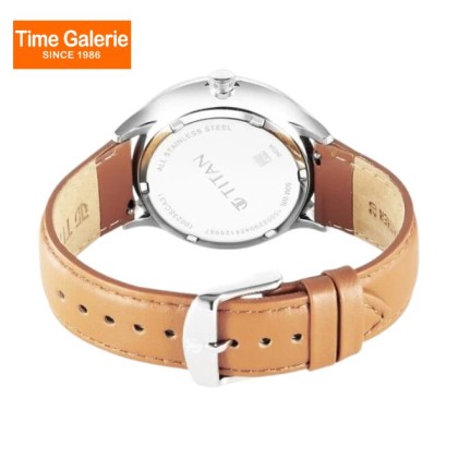 Titan Timeless Treasures 10023SL01 Green Dial Leather Strap Quartz Men Watch Titan Timeless Treasures 10023SL01 Green Dial Leather Strap Quartz Men Watch