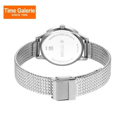Titan Timeless Urban 95287SM01 Blue Dial Metal Strap Quartz Women Watch Titan Timeless Urban 95287SM01 Blue Dial Metal Strap Quartz Women Watch
