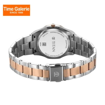 Titan Workday Wonders 95295KM01 Mother Of Pearl Dial Stainless Steel Strap Women Watch Titan Workday Wonders 95295KM01 Mother Of Pearl Dial Stainless Steel Strap Women Watch