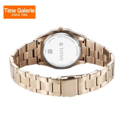 Titan Workday Wonders 95295WM01 Mother Of Pearl Dial Stainless Steel Strap Women Watch 