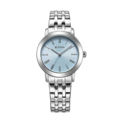 Titan Workmode 95312SM01 Blue Dial Stainless Steel Strap Quartz Women Watch Titan Workmode 95312SM01 Blue Dial Stainless Steel Strap Quartz Women Watch