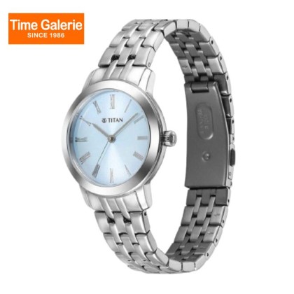 Titan Workmode 95312SM01 Blue Dial Stainless Steel Strap Quartz Women Watch Titan Workmode 95312SM01 Blue Dial Stainless Steel Strap Quartz Women Watch