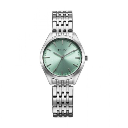 Titan Workmode 95322SM01 Green Dial Stainless Steel Strap Quartz Women Watch Titan Workmode 95322SM01 Green Dial Stainless Steel Strap Quartz Women Watch