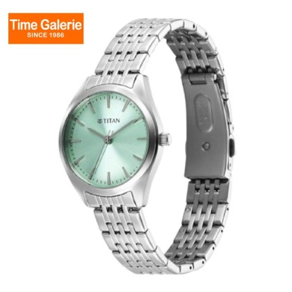 Titan Workmode 95322SM01 Green Dial Stainless Steel Strap Quartz Women Watch Titan Workmode 95322SM01 Green Dial Stainless Steel Strap Quartz Women Watch