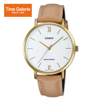 Casio General LTP-VT01GL-7B Brown Leather Band Women Watch Casio General LTP-VT01GL-7B Brown Leather Band Women Watch