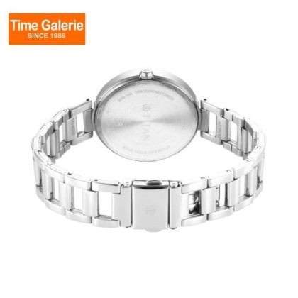 Titan Workwear 2480SM13 Black Dial Stainless Steel Strap Quartz Women's Watch Titan Workwear 2480SM13 Black Dial Stainless Steel Strap Quartz Women's Watch