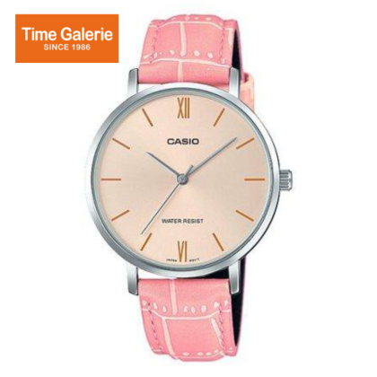 Casio General LTP-VT01L-4BUDF Pink Leather Women Watch