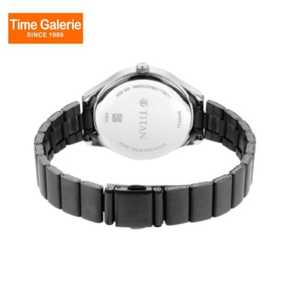 Titan Workwear 2649KM01 Silver Dial Stainless Steel Strap Quartz Women's Watch 