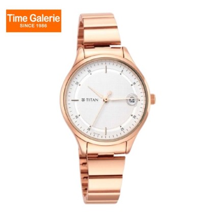 Titan Workwear 2649WM01 Silver Dial Stainless Steel Strap Quartz Women's Watch Titan Workwear 2649WM01 Silver Dial Stainless Steel Strap Quartz Women's Watch