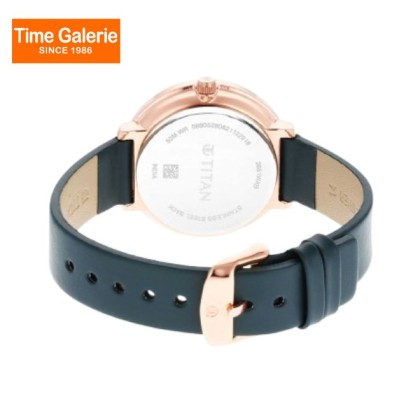 Titan Workwear 2651WL02 Svelte Black Dial Leather Strap Quartz Women's Watch Titan Workwear 2651WL02 Svelte Black Dial Leather Strap Quartz Women's Watch