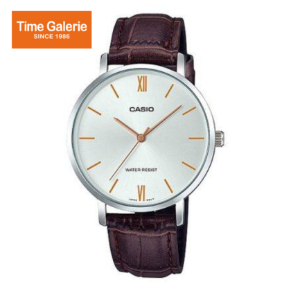 Casio General LTP-VT01L-7B2 Brown Leather Band Women Watch
