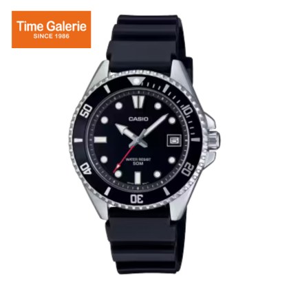 Casio General MDV-10-1A1V Black Bio-Based Resin Band Men Watch Casio General MDV-10-1A1V Black Bio-Based Resin Band Men Watch