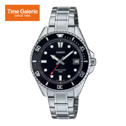 Casio General MDV-10D-1A1V Silver Stainless Steel Band Men Watch Casio General MDV-10D-1A1V Silver Stainless Steel Band Men Watch