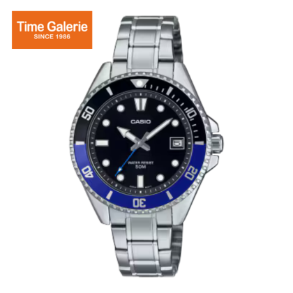 Casio General MDV-10D-1A2V Silver Stainless Steel Band Men Watch Casio General MDV-10D-1A2V Silver Stainless Steel Band Men Watch