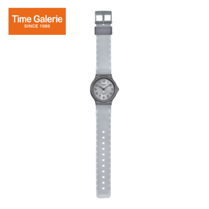 Casio General MQ-24S-8B Grey Translucent Resin Band Women Youth Watch Casio General MQ-24S-8B Grey Translucent Resin Band Women Youth Watch
