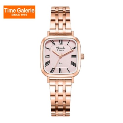 Alexandre Christie ALCW2B83LHBRGPN Pink Dial Stainless Steel Women Watch