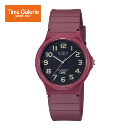 Casio General MQ-24UC-4B Matte Red Resin Band Men Youth Watch Casio General MQ-24UC-4B Matte Red Resin Band Men Youth Watch