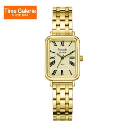 Alexandre Christie ALCW2B60LHBGPIV1 Gold Dial Stainless Steel Women Watch Alexandre Christie ALCW2B60LHBGPIV1 Gold Dial Stainless Steel Women Watch