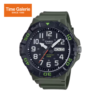 Casio General MRW-210H-3AV Army Green Resin Band Men Watch