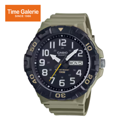 Casio General MRW-210H-5AV Olive Green Resin Band Men Watch Casio General MRW-210H-5AV Olive Green Resin Band Men Watch