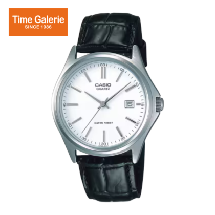 Casio General MTP-1183E-7A Black Leather Band Men Watch Casio General MTP-1183E-7A Black Leather Band Men Watch