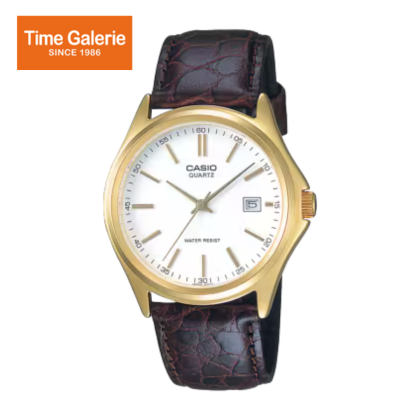Casio General MTP-1183Q-7A Dark Brown Genuine Leather Band Men Watch Casio General MTP-1183Q-7A Dark Brown Genuine Leather Band Men Watch