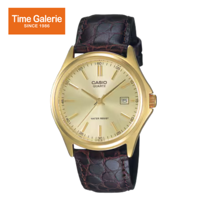 Casio General MTP-1183Q-9A Dark Brown Genuine Leather Band Men Watch Casio General MTP-1183Q-9A Dark Brown Genuine Leather Band Men Watch
