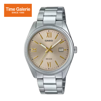 Casio General MTP-1302DD-9AV Silver Stainless Steel Band Men Watch Casio General MTP-1302DD-9AV Silver Stainless Steel Band Men Watch