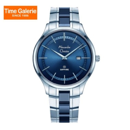 Alexandre Christie ALCW8707MDBIUBU Blue Dial Stainless Steel Men Watch Alexandre Christie ALCW8707MDBIUBU Blue Dial Stainless Steel Men Watch
