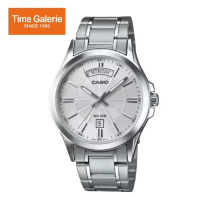 Casio General MTP-1381D-7AVDF White Dial Stainless Steel Strap Men Watch