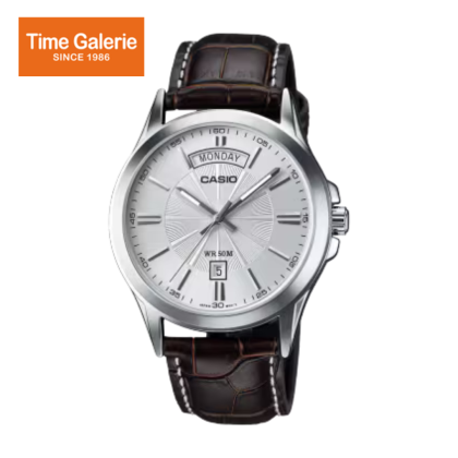 Casio General MTP-1381L-7AV Brown Leather Band Men Watch Casio General MTP-1381L-7AV Brown Leather Band Men Watch