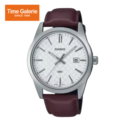 Casio General MTP-VD03L-5A Dark Brown Leather Band Men Watch