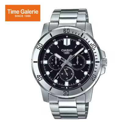 Casio General MTP-VD300D-1E Silver Stainless Steel Band Men Watch Casio General MTP-VD300D-1E Silver Stainless Steel Band Men Watch