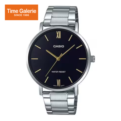 Casio General MTP-VT01D-1B Stainless Steel Band Men Watch Casio General MTP-VT01D-1B Stainless Steel Band Men Watch