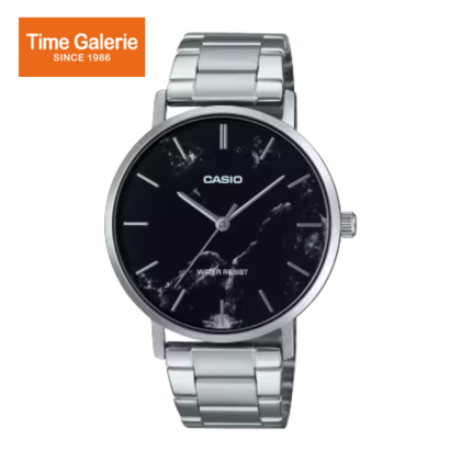 Casio General MTP-VT01DM-1A Silver Stainless Steel Band Men Watch
