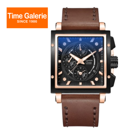 Alexandre Christie ALCW6182GCLBRBA Brown Leather Strap Analog Men Watch Alexandre Christie ALCW6182GCLBRBA Brown Leather Strap Analog Men Watch